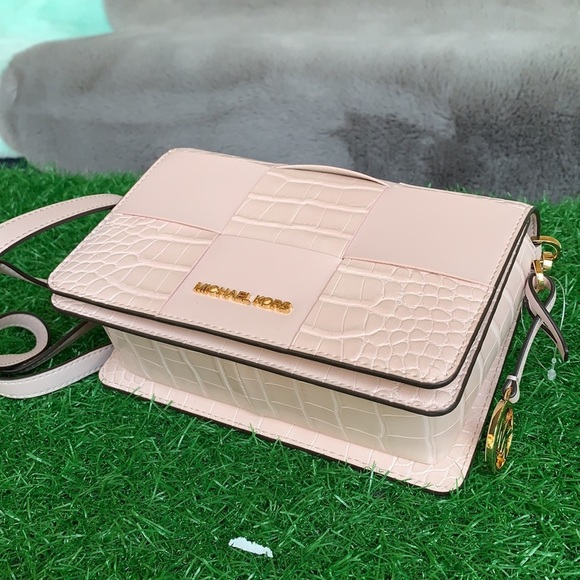 MICHAEL KORS MERCER SM CLUTCH XBODY POWDER BLUSH - Picture 10 of 15